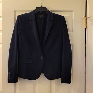 Ann Taylor Petite Navy Blazer 6P